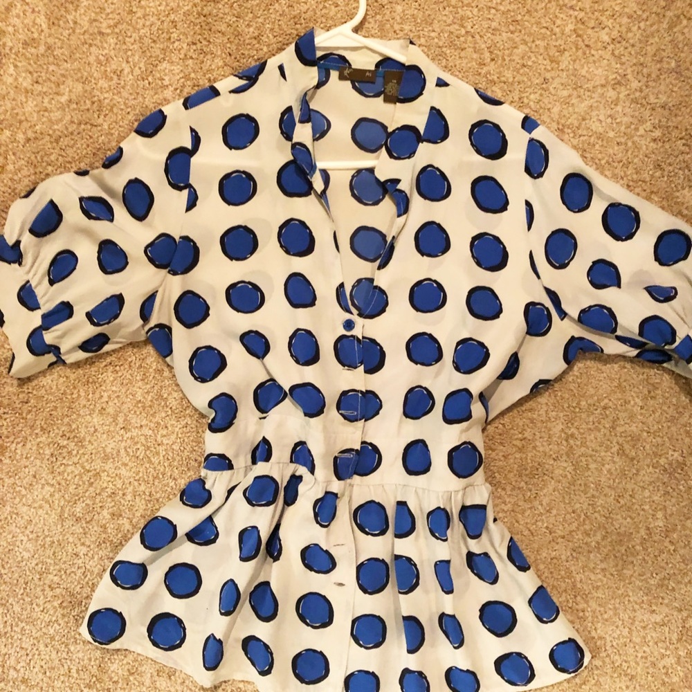Anthropologie Fei silk top